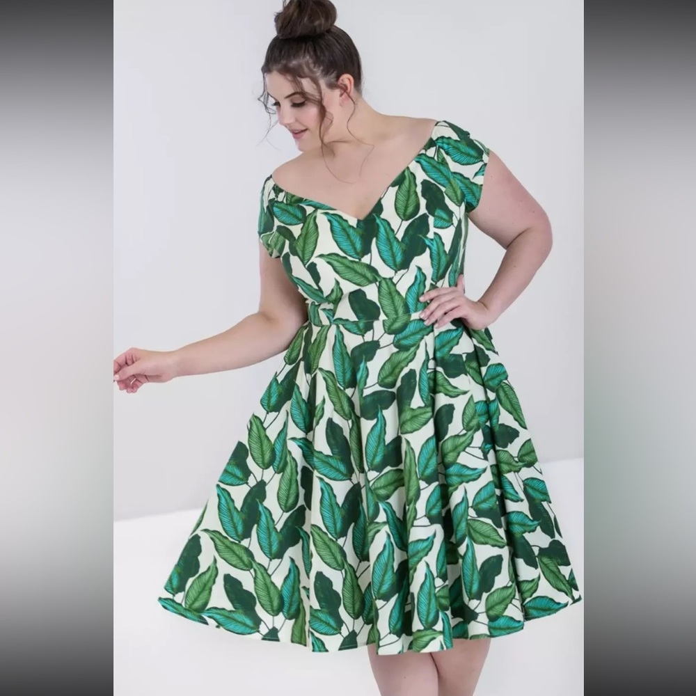 Hell Bunny Rainforest 50’s dress
